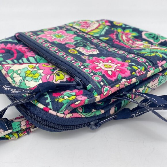 Vera Bradley Bag Mini Hipster Crossbody Petal Paisley Adjustable Strap Purse - Picture 4 of 12